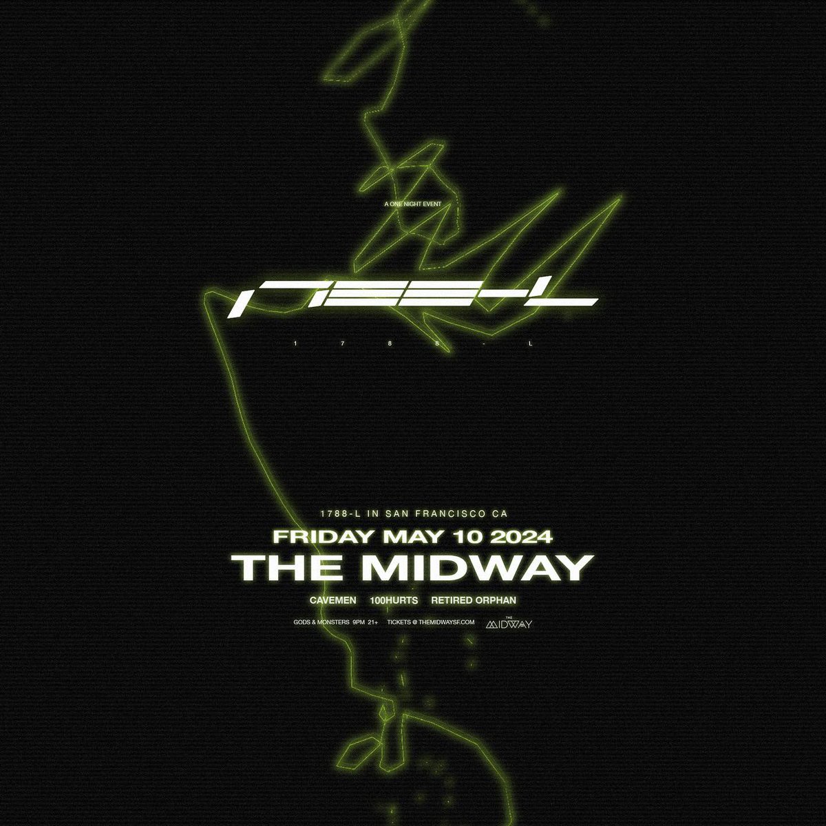 SAN FRANCISCO!!

I’m playing support for <a href="/l_1788/">1788-L</a> MAY 10th at <a href="/Themidwaysf/">The Midway SF</a> 

I’m so excited and honored to be able to throw down with y’all!

See ya then 🤘

TIX AVAILABLE BELOW!!