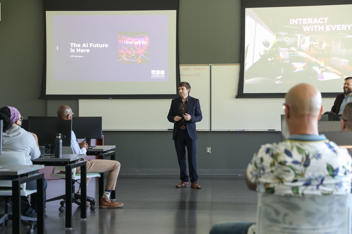 The Durham Tech Information Technology programs hosted an AI Adventure Night in collaboration with Horizon Productions, The Power of Us, and the Gamers’ Club. The event featured virtual reality gaming and AI information sessions. 👏 #DoGreatThings