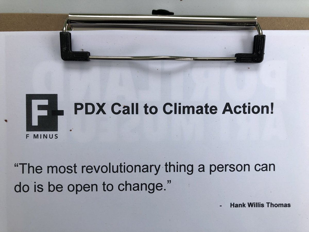 For #ORClimateAction, I attended @fminusing @SunrisePDX @350_PDX protest this weekend  @PDXArtMuseum to urge them to stop using the same lobbyists who also work for @nwnatural who want to keep us dependent on fossil fuels which is worsening our health & #climatecrisis. #climate