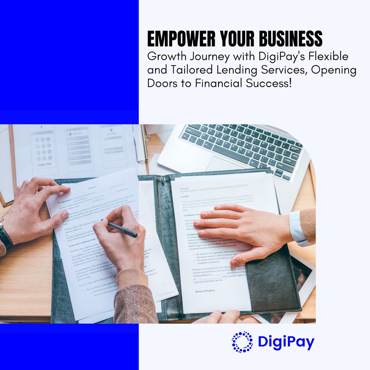 'Fuel your business dreams with DigiPay's lending services, offering customized solutions for your unique needs. Let us be your financial partner on the road to success.
------
digipayusa.com or contact us at! 561-342-5990 
.
#LendingServices #BusinessLoans