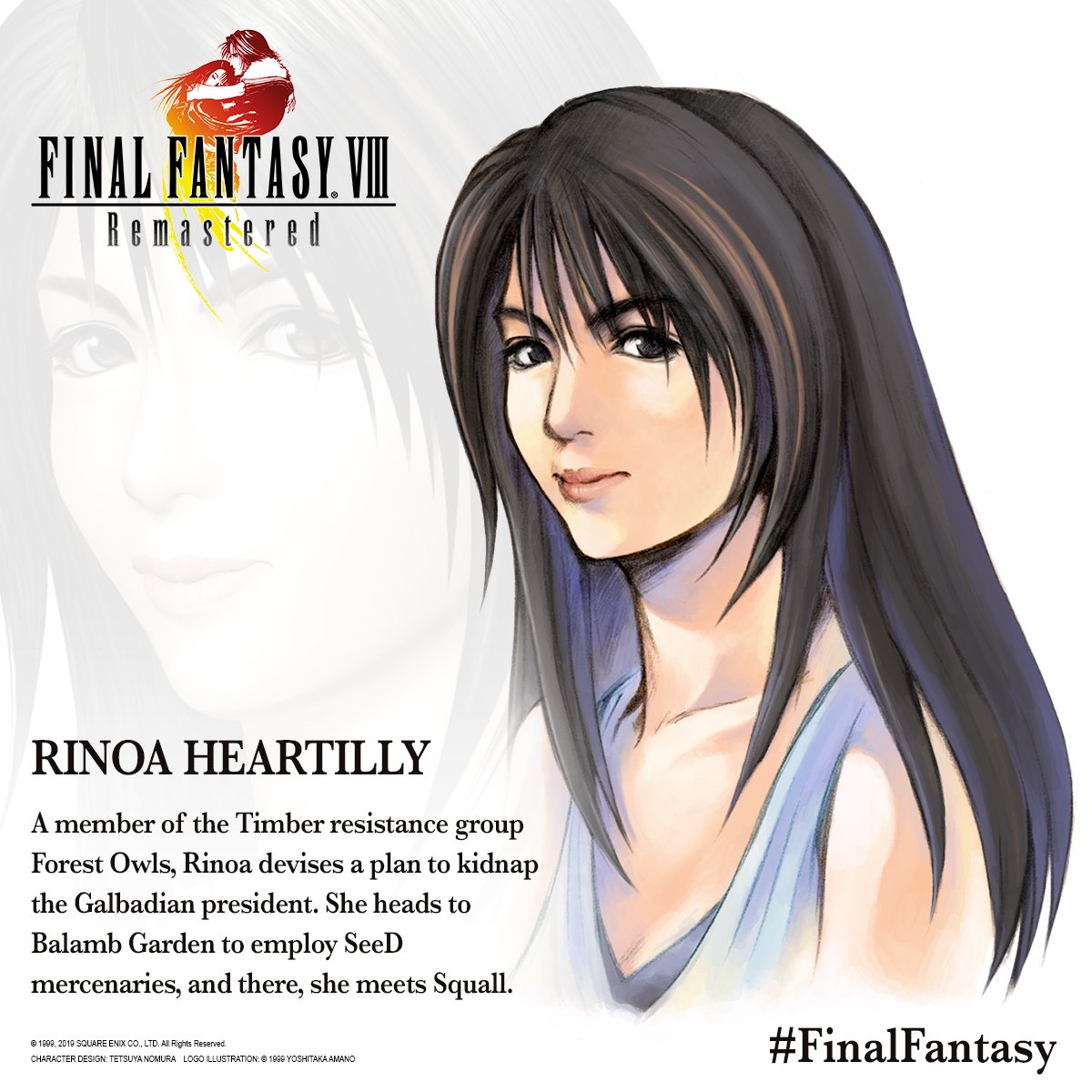 Rinoa Heartilly (Character Profile)

#FinalFantasy #FF8 #FinalFantasy8 #FFVIII #FinalFantasyVIII