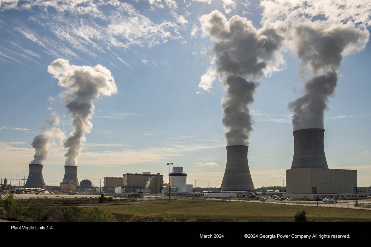 Congrats @GeorgiaPower on Vogtle Unit 4's commercial operation. 🙌 👊 Nuclear power and technology must be part of the solution as our nation transitions to a clean economy and developing and maintaining #NuclearEnergy is critical to meeting and sustaining future growth. 🇺🇸