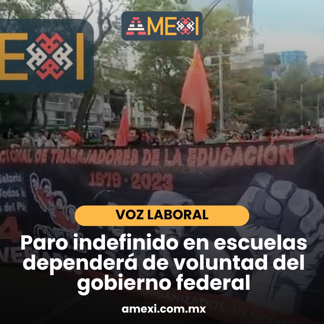 #VozLaboral | El paro indefinido en escuelas estará en manos del gobierno federal. Ningún alumno se verá afectado, se cubrirá todo el programa: #CNTE

 👉 lc.cx/8U0jQ1

#Educación #GobiernoFederal Paro #amexi