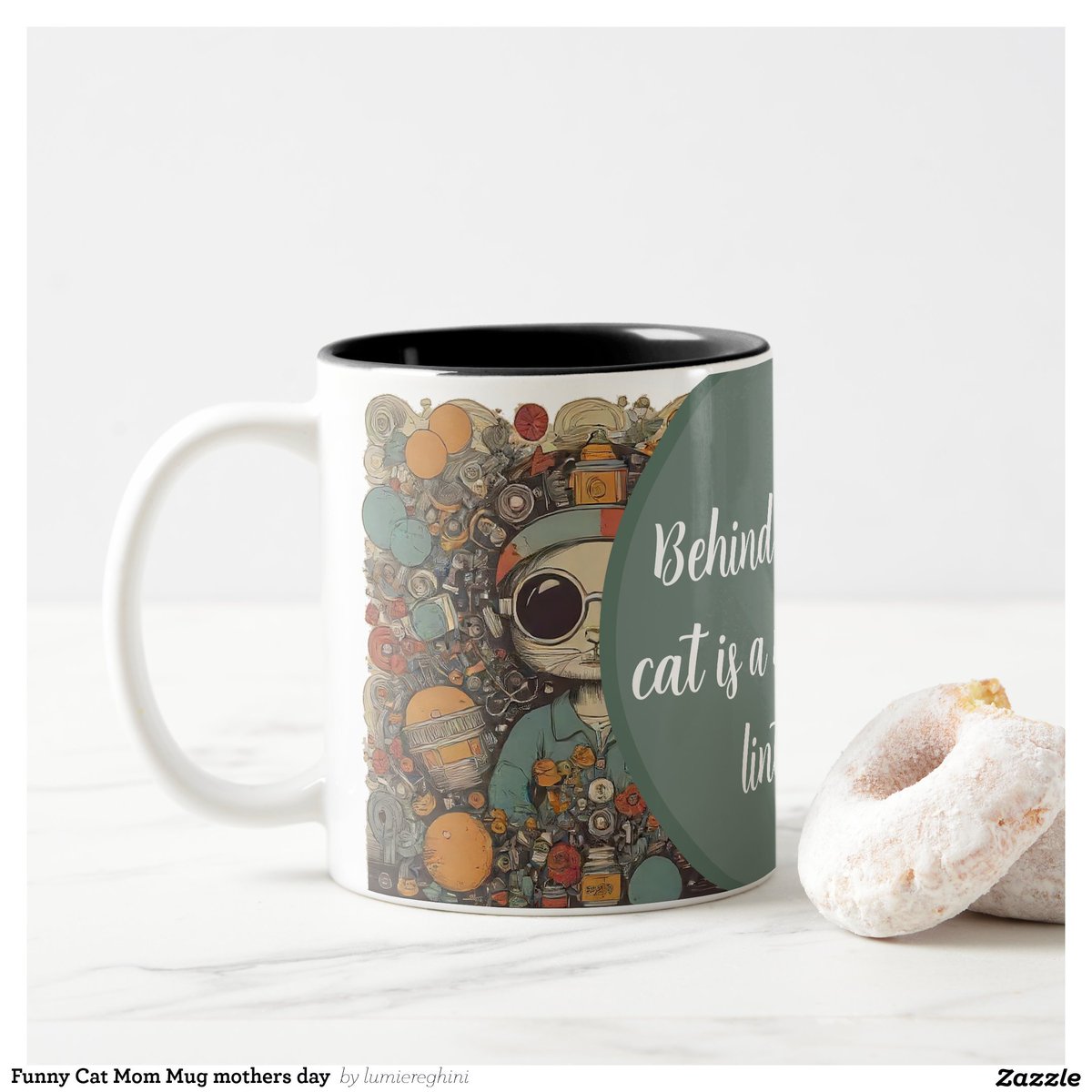 🐾 Brighten your morning with our 'Pawsitively Purrrfect' Funny Cat Mom Mug! Get yours today and start your day with a smile! 🌟 #FunnyCatMug #CatLoverGiftIdeas #HilariousQuoteMug #WhimsicalCatArt #KittyHumor #PurrfectGifts #FelineFun #CatThemedMugs 🐱 zazzle.com/z/0zfdxdnv?rf=…