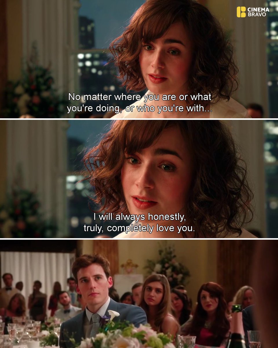 'No matter where you are or what you're doing, or who you're with... I will always honestly, truly, completely love you.' ~ Love, Rosie (2014)