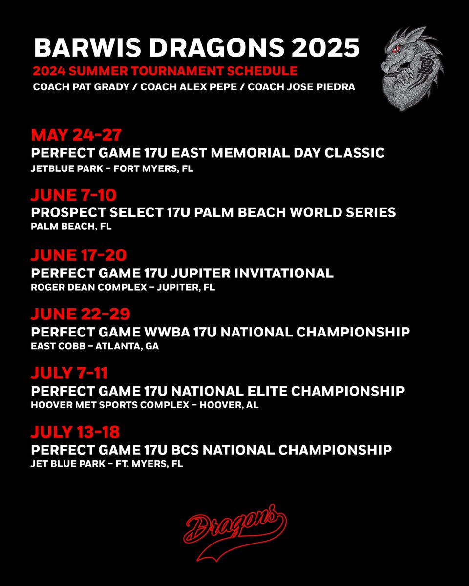 BARWIS Baseball 2025 (@barwis2025) on Twitter photo The <a href="/BARWIS2025/">BARWIS Baseball 2025</a> Summer Schedule is out. Come see us compete in some of the biggest tournaments in the country. The <a href="/BARWIS2025/">BARWIS Baseball 2025</a> Summer Schedule is out. Come see us compete in some of the biggest tournaments in the country.