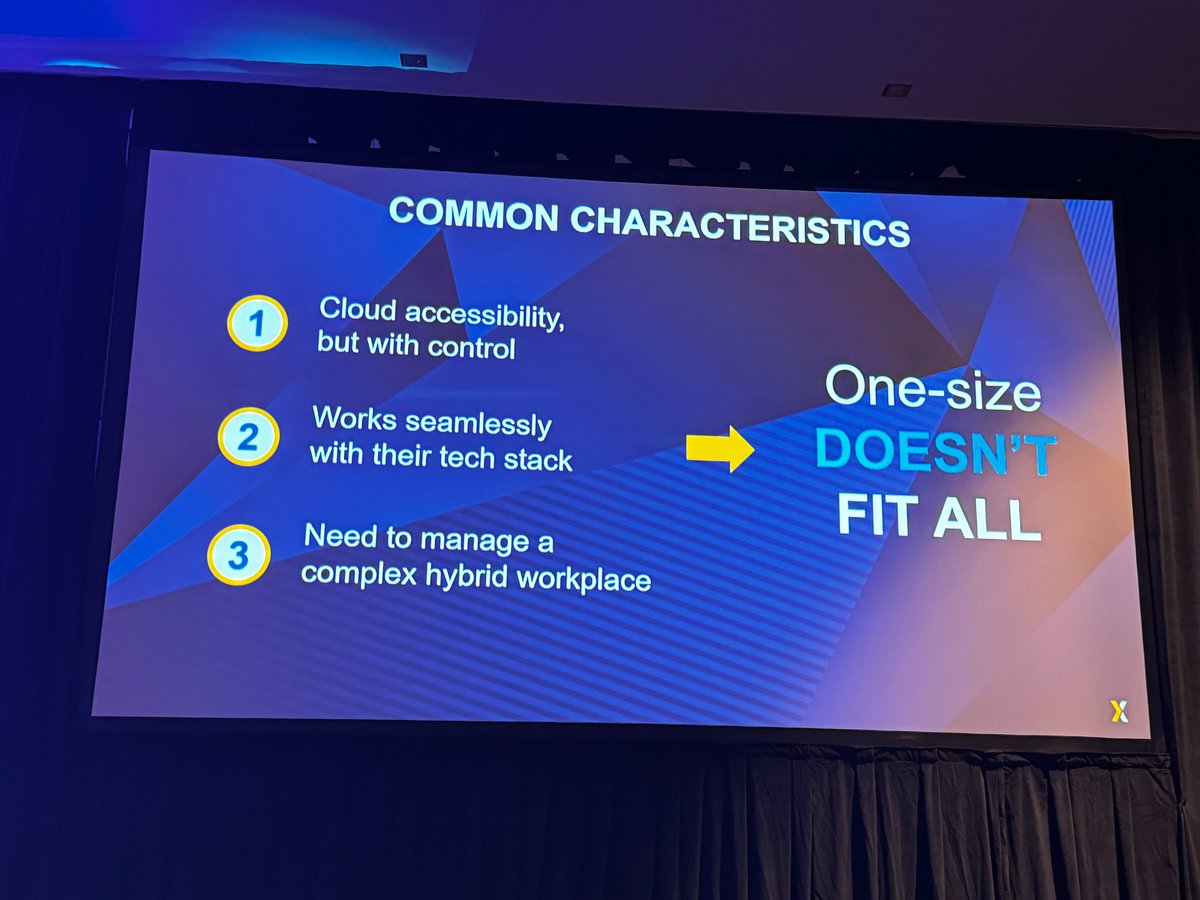 'A lot of organizations want the convenience and the accessibility of being in the cloud but do not want to give up control' - Eric Hanson @Mitel #MitelNext2024