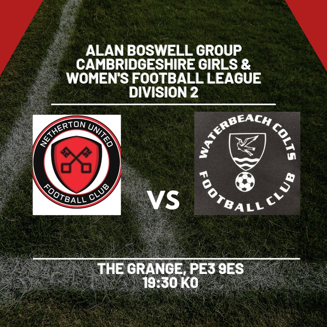 Nufcwomens's tweet image. ⏩Up Next Tomorrow night.
Tuesday night football fix down at The Grange under the lights📸
Our penultimate home game as the 🔴side take on @WaterbeachWfc who served up a cracker when we met earlier in the season.
🕢19.30 KO
🎟️Free entry
☕️🍔Food and drink available.