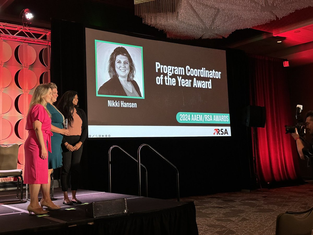 IowaEMResidency's tweet photo. Congrats to Nikki Hansen our @Iowa_EM Program Coordinator for being recognized as #AAEM24 Program Coordinator of the Year https://t.co/41hJGnloYk