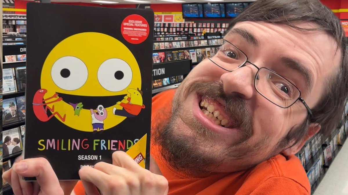 I BOUGHT SMILING FRIENDS ON DVD

watch me smile at it: youtu.be/9nEOn7SCM2Q?si