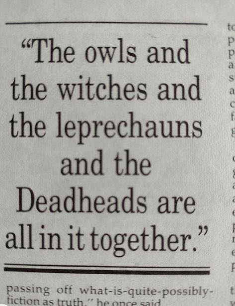 Lions and tigers and bears? Always after me lucky charms They’re magically delicious #DeadHeadLife