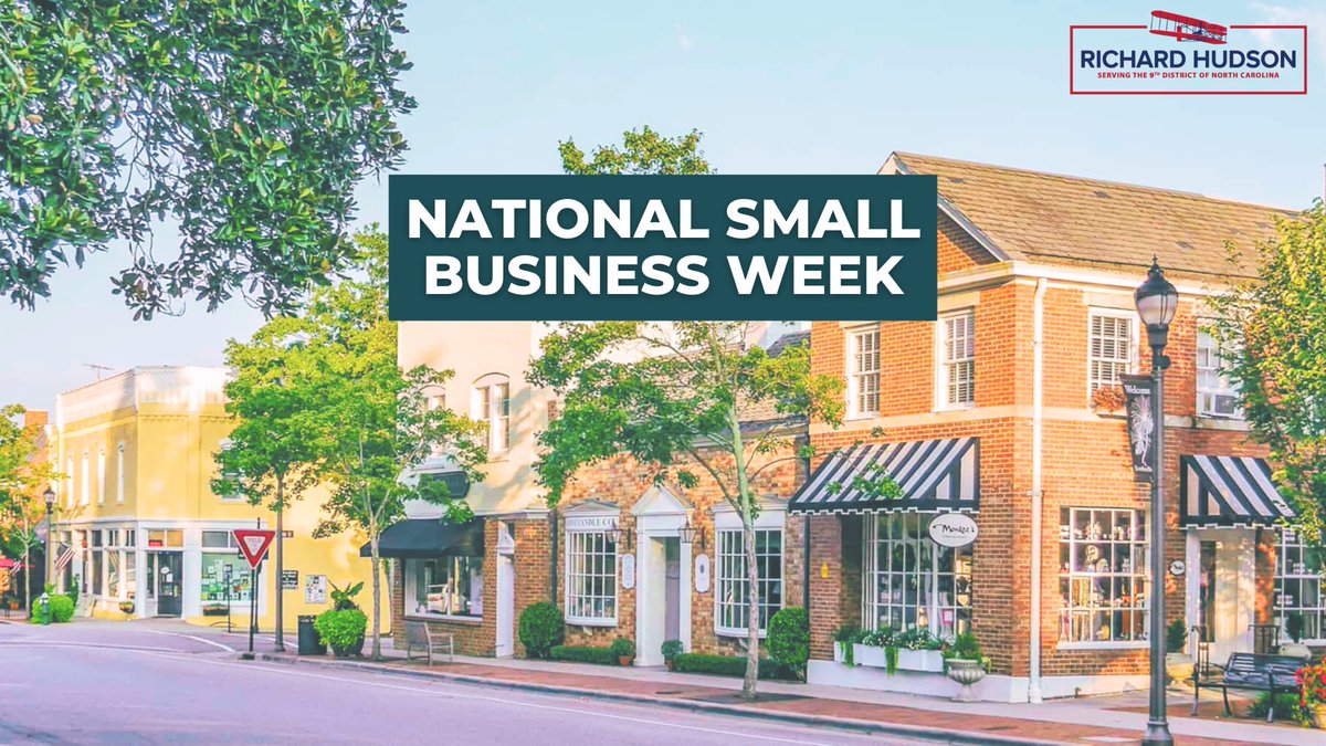 Happy #SmallBusinessWeek! We celebrate the thousands of small businesses in North Carolina driving our economy and making our communities flourish. Show your support and shop local!