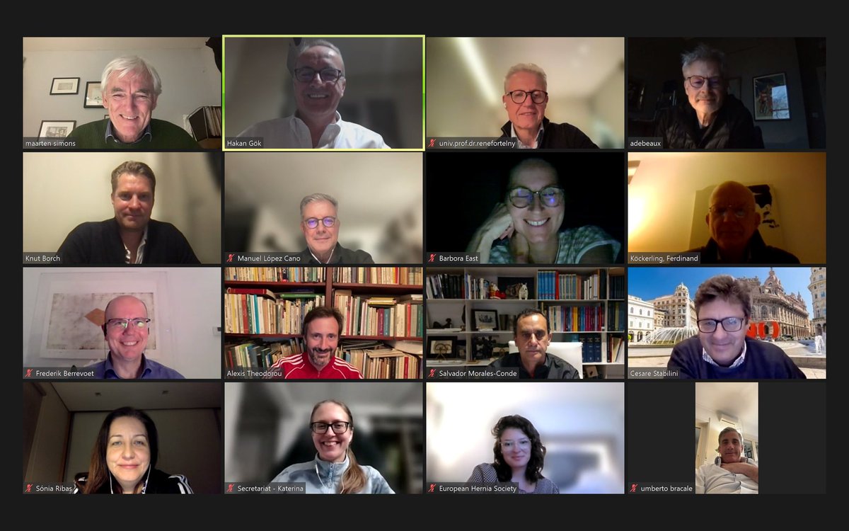 ✨ The board meeting just ended. The faces are smiling. Wishing to meet you all #HerniaFriends in #EHS2024Prague at the end of May.

#WeareEHS