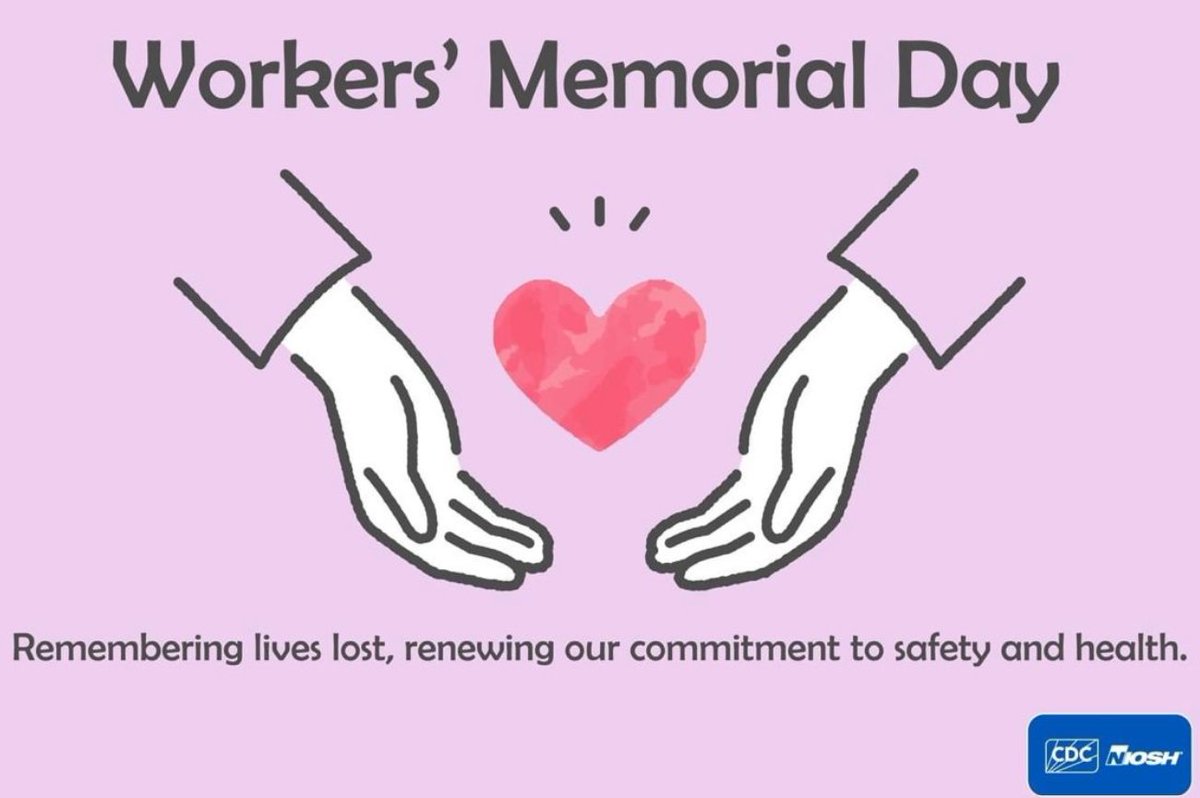 Yesterday, we observed #WorkersMemorialDay, where we commemorate those who have lost their lives or been injured in the workplace. It stands as a reminder of the importance of workplace safety and the profound impact it has on individuals, families, and communities.