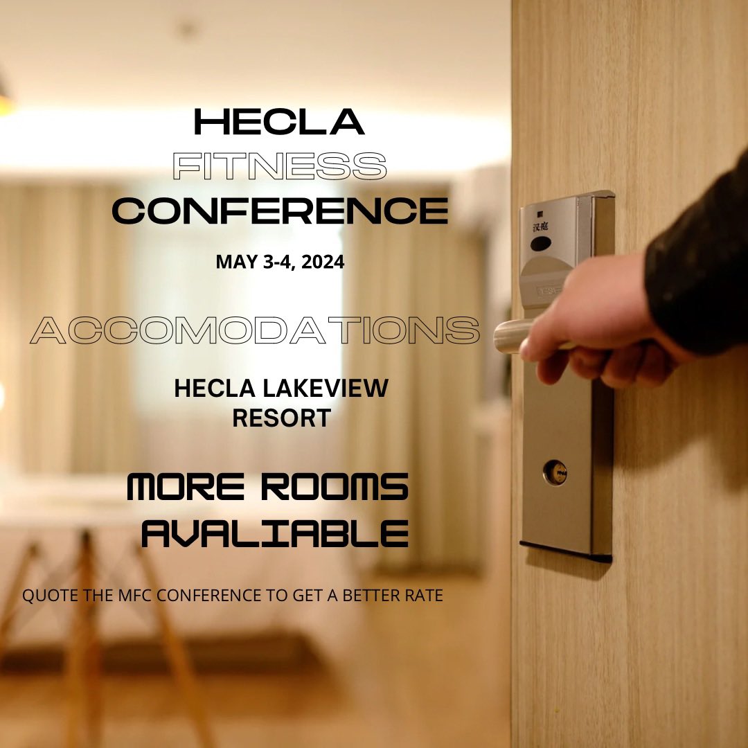 More rooms have been added at Lakeview Hecla. Quote our conference when booking to secure the best rate