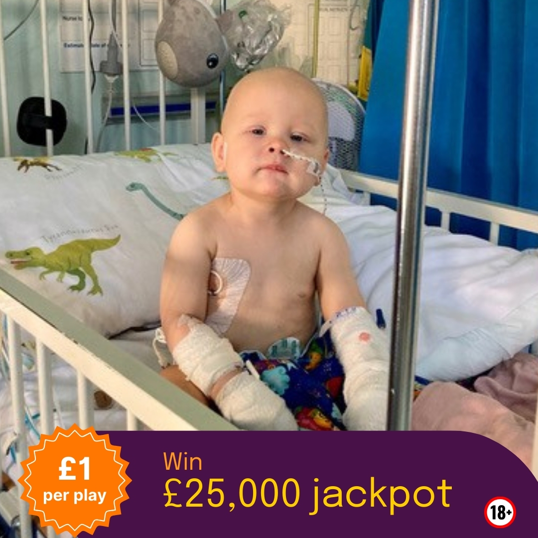 Mason was diagnosed with abdominal round cell soft tissue sarcoma in May 21 at just 16 months old. By playing our Spring Grand Draw, you can help give hope to children like Mason by helping to fund research into better, kinder childhood cancer treatments. bit.ly/4aPL3c2