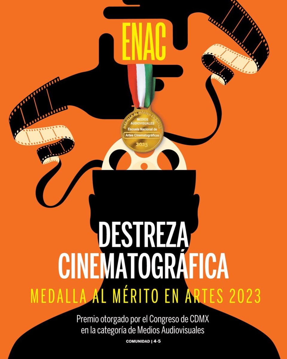 La AMACC felicita a la @enacunam por obtener la Medalla al Mérito en Artes 2023, en la categoría de Medios Audiovisuales, por construir gran parte de la historia del cine nacional y contemporáneo. ¡Enhorabuena!