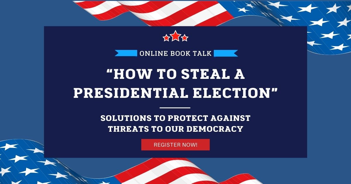 Don’t miss the incredible mind of my friend @lessig discussing his new book, “How to Steal a Presidential Election”. The American presidency can be legally stolen. How can this be prevented? Find out April 30th at 7 PM ET! bit.ly/3QbAlo8