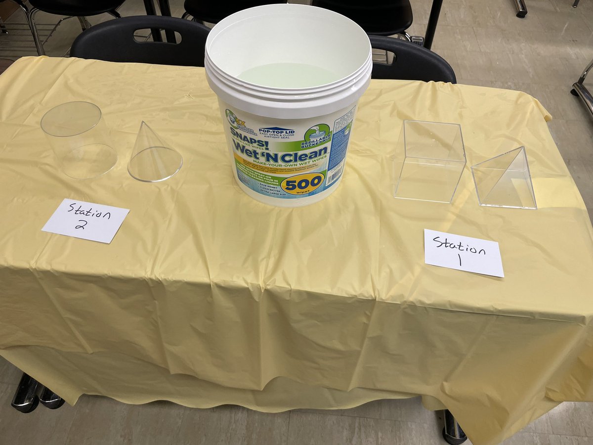 Mr Novotny (@ops_mrnovotny) on Twitter photo Surface Area and Volume is my favorite unit to teach thanks to <a href="/MathMedic/">Math Medic</a>! Honors Geometry explored volume of cones and pyramids today and it went well. Finished it up with the Water Cup Challenge for a little extra fun! Surface Area and Volume is my favorite unit to teach thanks to <a href="/MathMedic/">Math Medic</a>! Honors Geometry explored volume of cones and pyramids today and it went well. Finished it up with the Water Cup Challenge for a little extra fun!