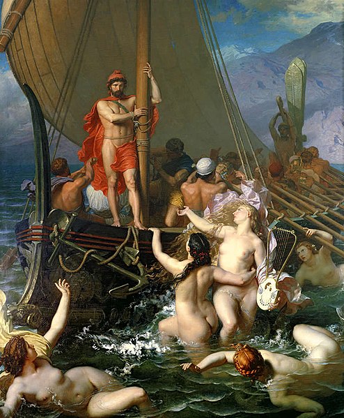 Léon Belly Ulysses and the Sirens (1867)