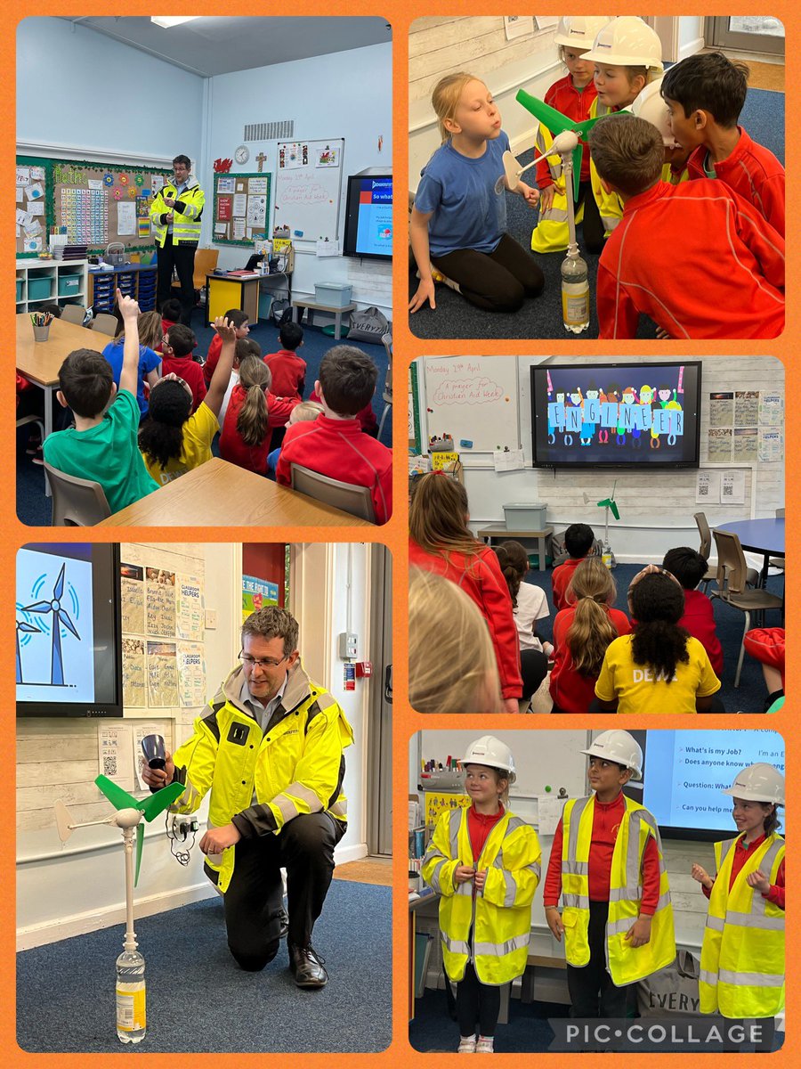 mcghie_mrs's tweet image. Years 5 and 3 really enjoyed learning about engineering and renewable energy with Mr Bamber today as part of #WorldofWorkWeek. Diolch Mr Bamber for giving up your time to come to talk to us about your job😊 @llandaffcity