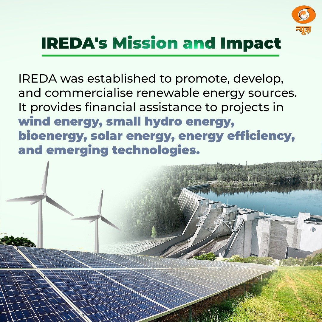 .@IREDAltd's elevation to 'Navratna' status is a game-changer for India's renewable energy sector, unlocking new avenues for growth and innovation.   

#RenewableEnergy #Navratna #SustainableDevelopment #CleanEnergy #EnergyTransition #Renewables #GreenEconomy #IREDA