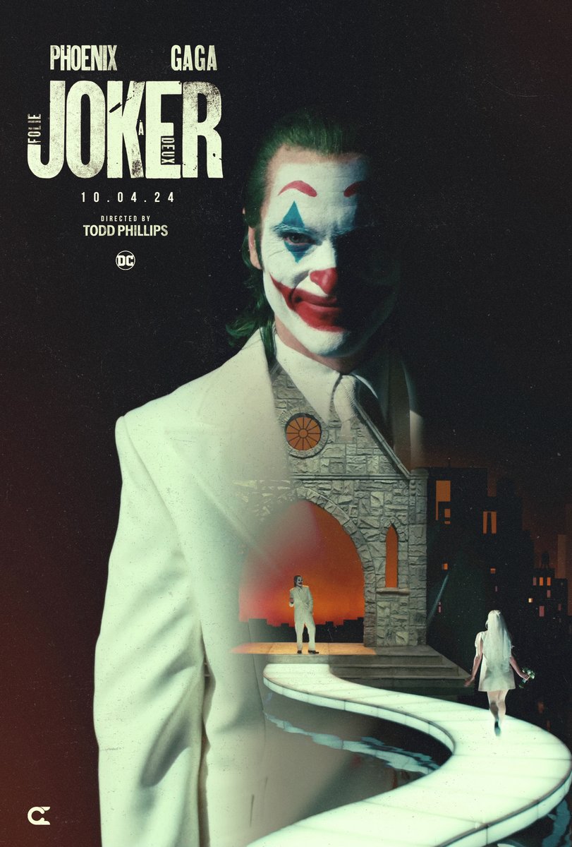 Alternative poster for the movie 'Joker : Folie à Deux'. 

#Poster #Movie #Design #PosterDesign #MoviePoster #PosterSpy #Joker #Jokerfolieàdeux