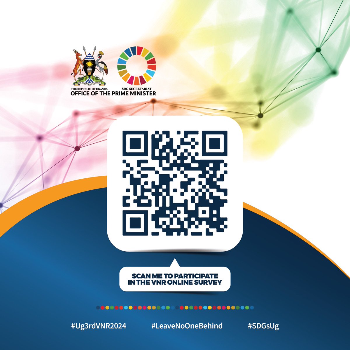 ☑️ Will showcase Uganda’s actions and initiatives that address the Leaving ☑️ No One Behind gaps and inclusive sustainable development. Urge you to participate in the survey via surl.li/shmzq or scan this code to participate @sdgs_ug @GovUganda @OPMUganda…