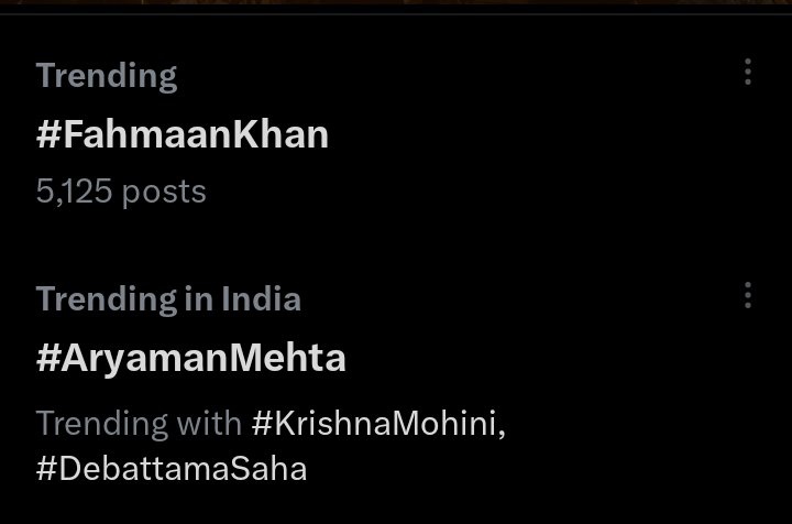 My TL is filled with all the praises and love that they are getting just after the 1st episode🤌
Jalwa hai sab #KrishnaMohini team ka😍
All are trending❤️
Bas aur kya chahiye❤️
#FahmaanKhan #AryamanMehta #DebattamaSaha