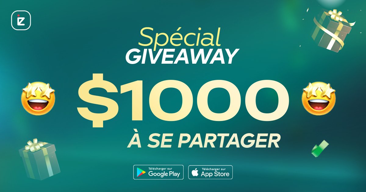 IZICHANGE Special Giveaway 

🎁 $1,000 à réclamer ! $20 chacun 

🕹️Suis <a href="/IZIchange/">IZICHANGE</a>
🕹️Retwitte &amp; Tag 3 amis 
🕹Rejoins t.me/izichange 
🕹 Soumets ce formulaire  : bit.ly/4bd0TgG 

#Izichangechallenge #Izichangegiveaway