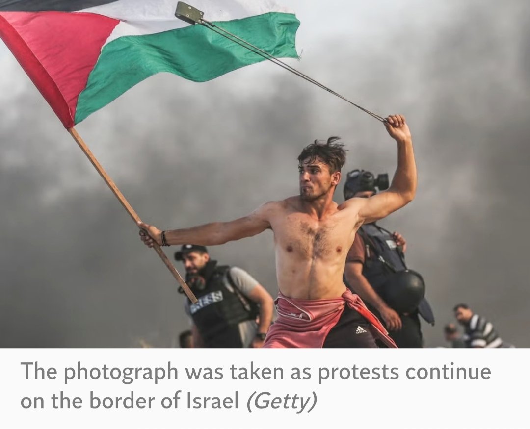 Look at this photo and read the article from 2018.

To quote the great John Pilger, Palestine is still the issue.

independent.co.uk/voices/palesti…
