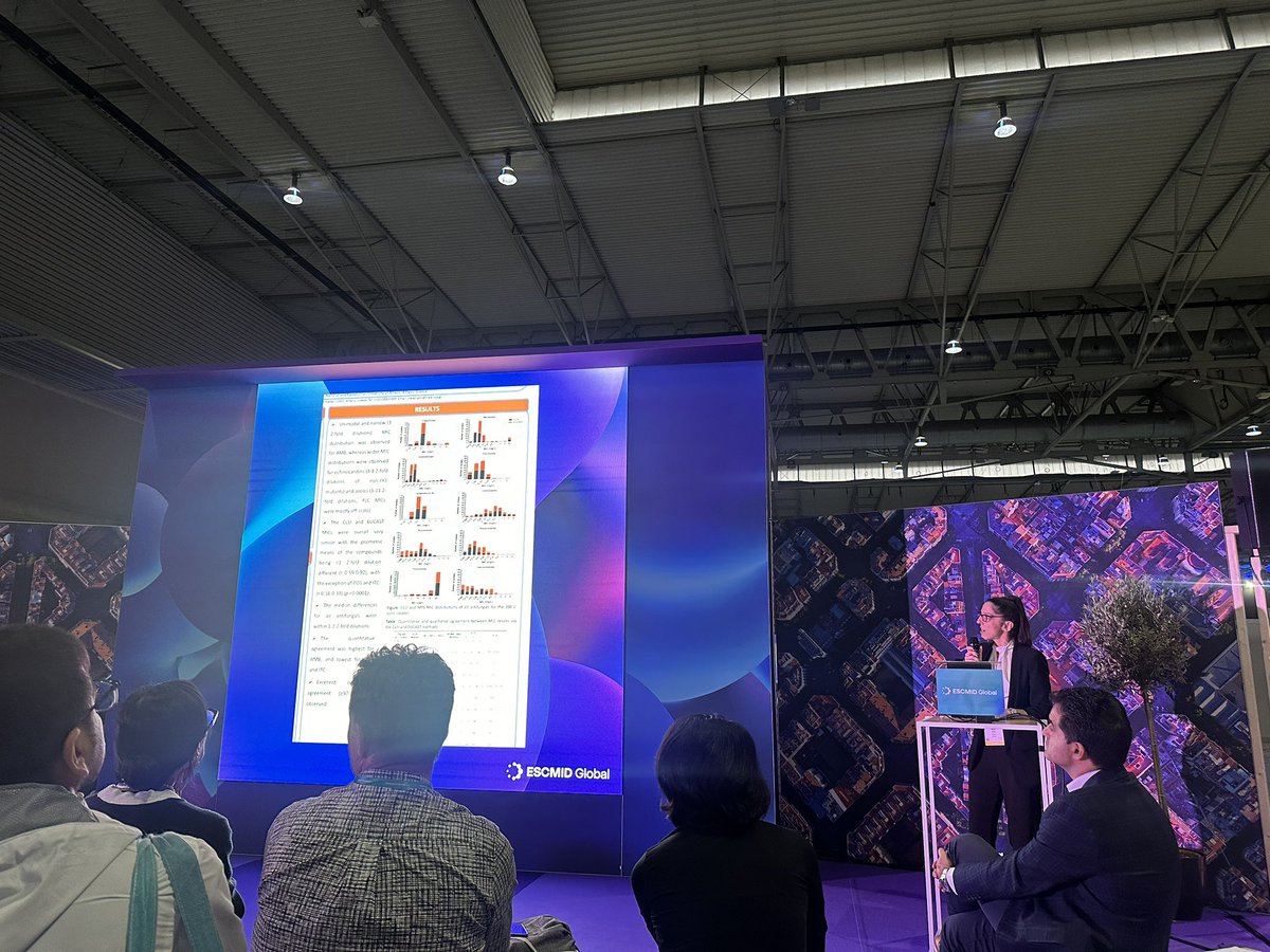 DrNeilStone's tweet photo. Good for end of day overload - 4 minute flash sessions. Short sharp to the point talks.👍👍👍

Hearing about Candida auris susceptibility testing from Maria Siopi of 🇬🇷where there is unfortunately a LOT of Candida auris ..

🍄🍄🍄😩😩😩

#eccmid2024 #escmidglobal2024 https://t.co/WYziCcKfhS