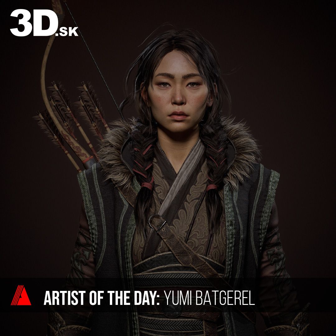 Artist of the day: Yumi Batgerel
See full portfolio: artstation.com/batgerel
Meet all stars & young gods here: blog.3d.sk/artist-of-the-… 

#3dsk #art #artist #artdaily #artoftheday #digitalart #3d #3dartist #digital3d #noai #wildhunter #gracefulpredator #shadowweaver #foreststrider