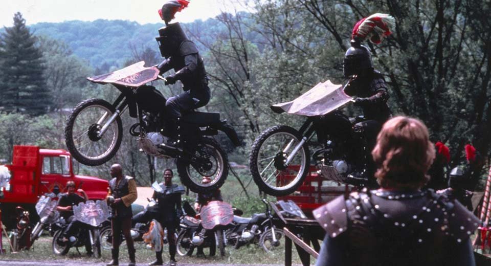 I am planning to see a screening of George Romero's 'Knightriders' tonight and I cannot tell you how excited I am. It is rare for me to have _not_ seen a piece of 80s media so this will be extra awesome.