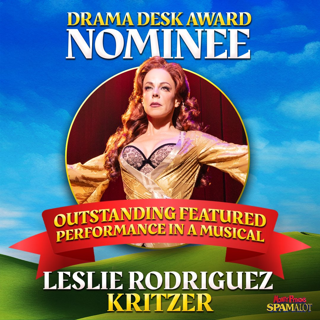 Congratulations to Leslie Rodriguez Kritzer on her Drama Desk Award nomination for Outstanding Featured Performance in a Musical.