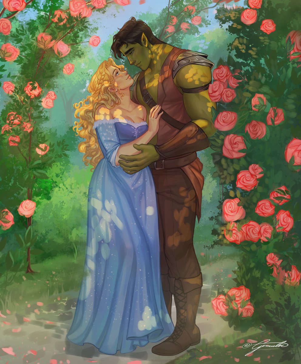 Gorgeous new Ironling art by the amazing Gessueter! Aren’t they so dreamy and romantic?! Aislinn & Hakon are so Disney/Princess Bride coded, I love it! 
Ironling is book 2 of the Monstrous World series and out August 30! Ebook preorders are up now!
a.co/d/5Ycs0jT