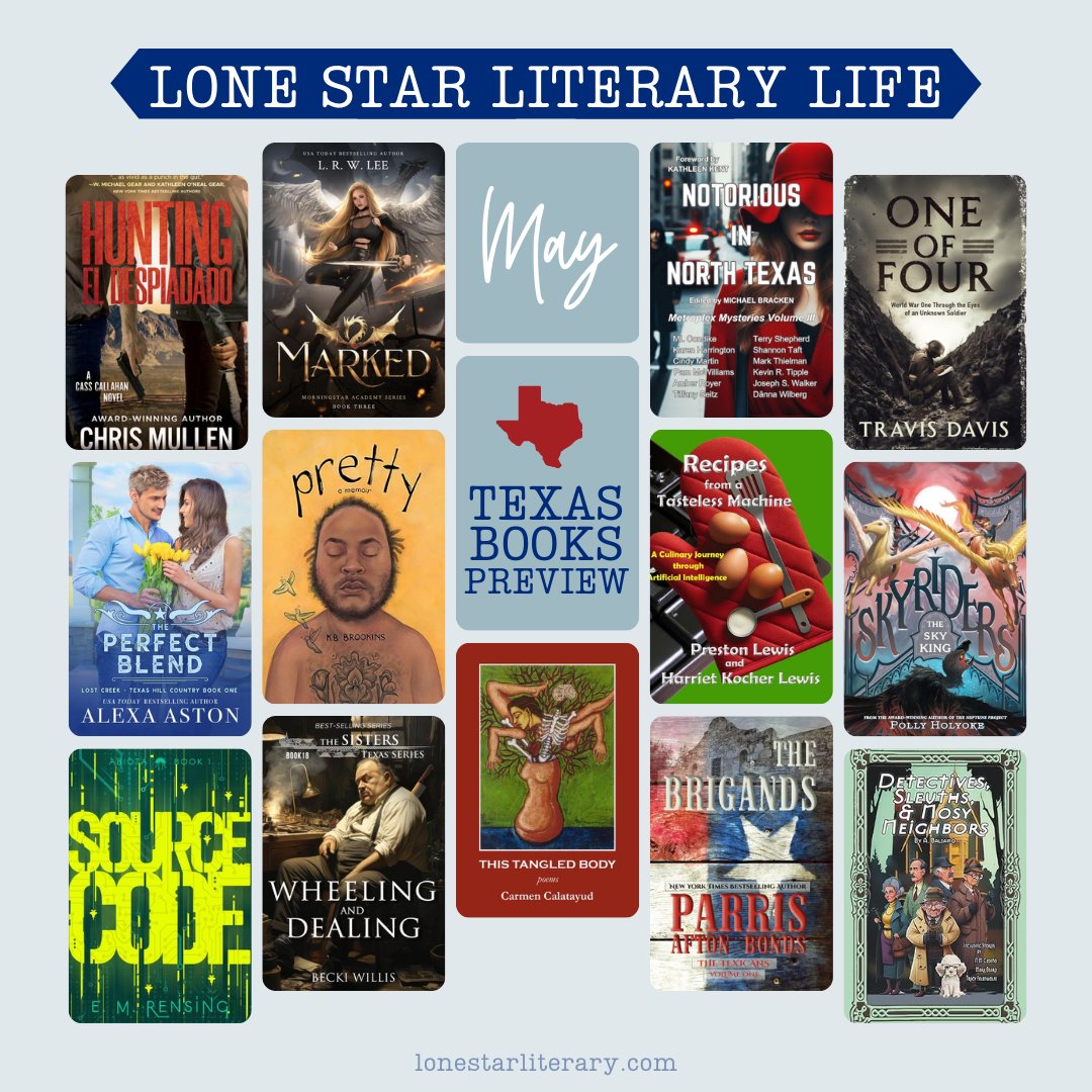 Whether you want to tumble into a twisty-turny mystery or get swept up in topsy-turvy romance, Lone Star Lit has you covered. The #LoneStarLit May Texas Books Preview is live. Enjoy! #LiteraryTexas #TexasAuthors #TexasReaders #TexasBooks #amreading

lonestarliterary.com/content/may-20…