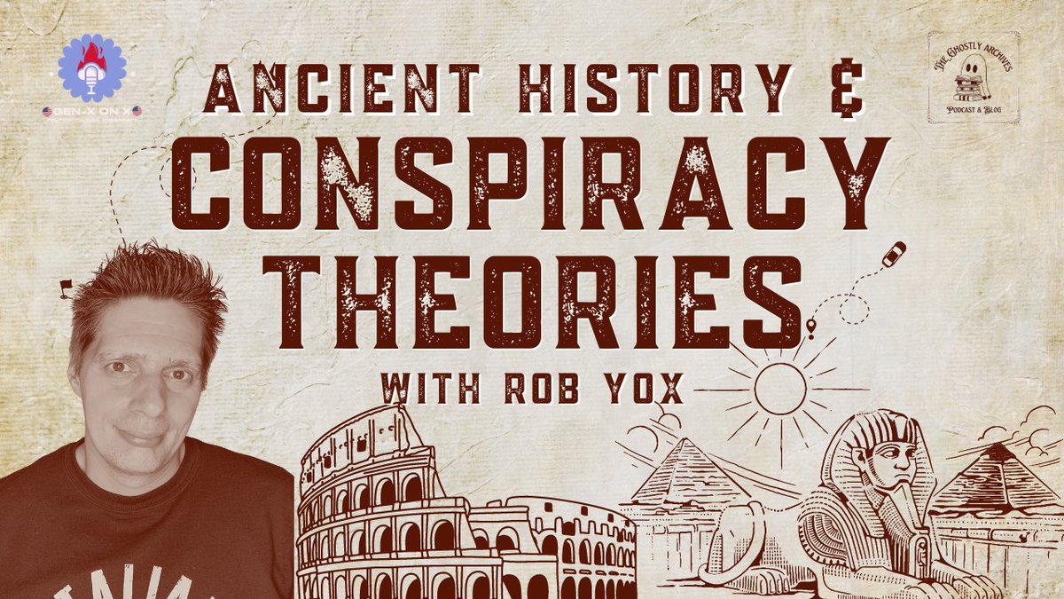 Tuesday at 8pm EST Rob Yox joins me to talk all about Ancient Conspiracy Theories. We go live on X, Rumble, YT, FB, & Instagram. Follow my X or any platform links below to get in on the show. I will share the X livestream out once we go live! BUY ME A COFFEE: