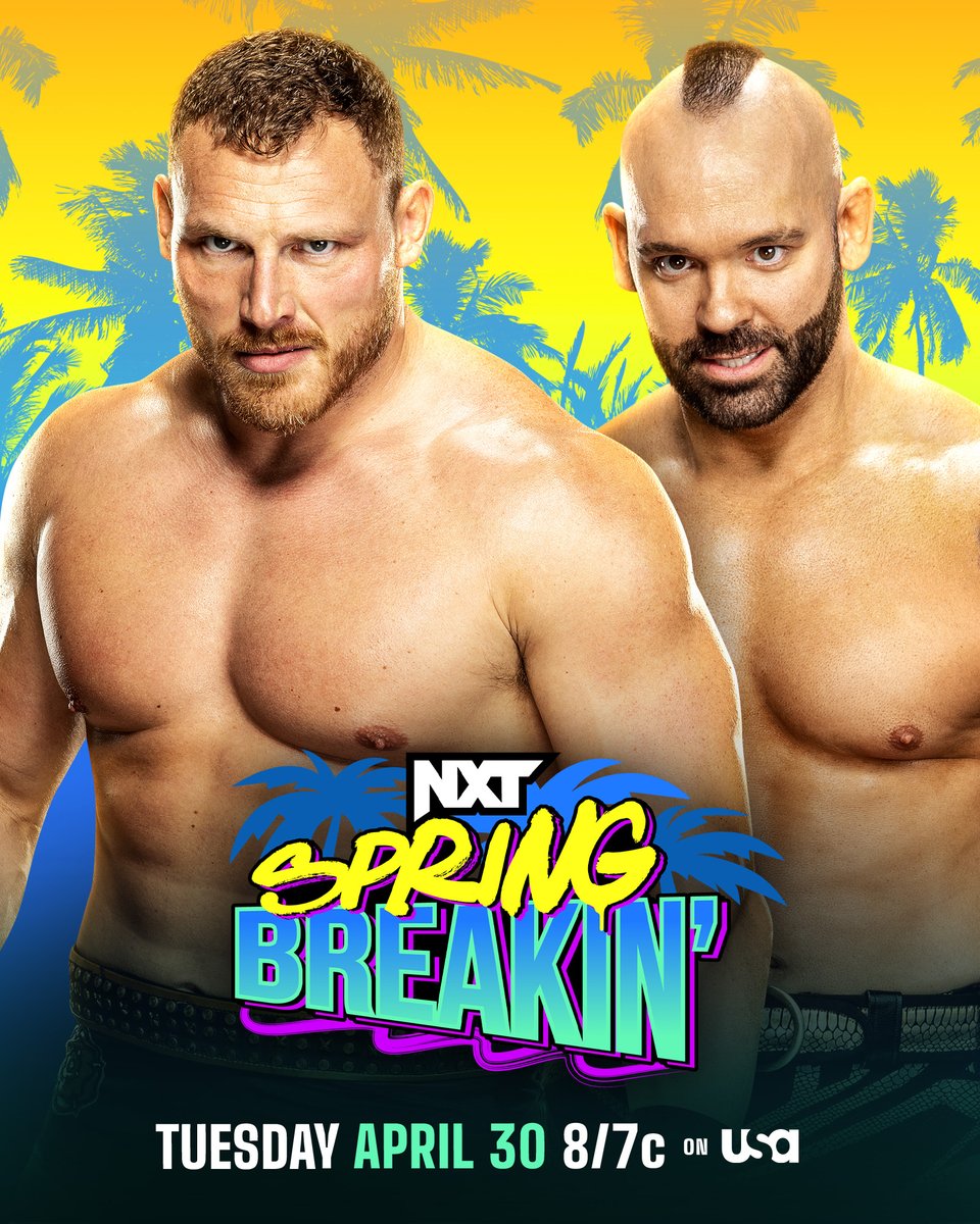 After an eventful few weeks between the two Superstars, @RidgeWWE and @ShawnSpears will go one-on-one TOMORROW at Week Two of #NXTSpringBreakin! 📺 8/7c on @USANetwork