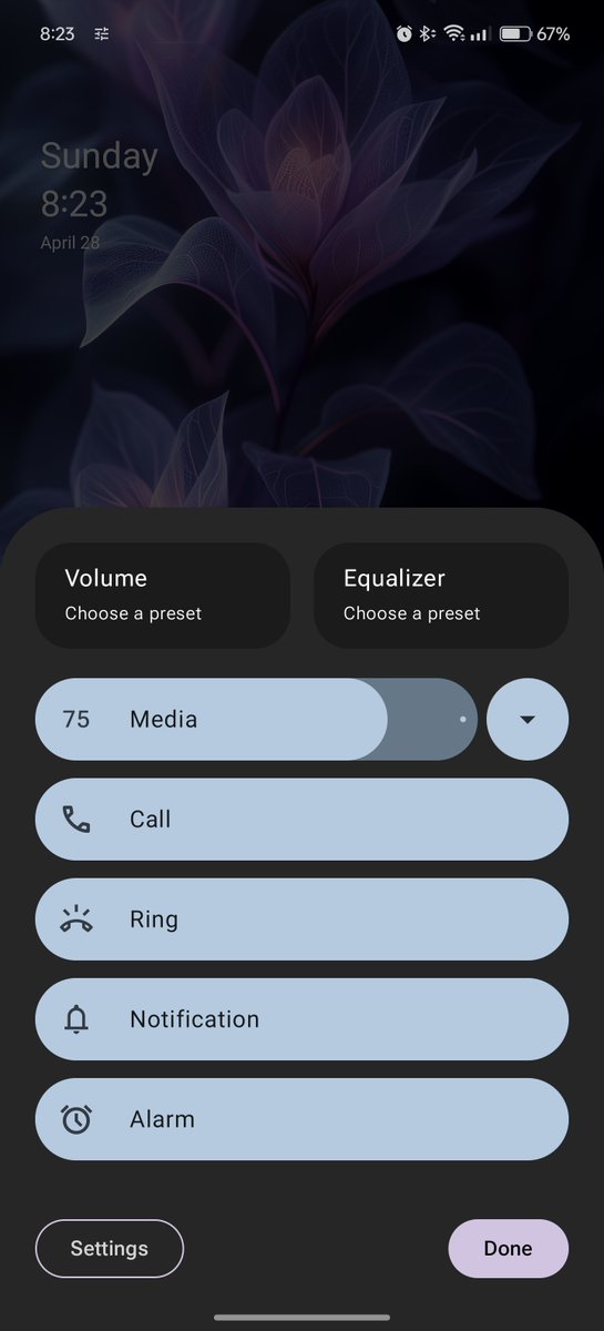 I recreated the new Android 15 volume UI and added it to my app, Precise Volume. You can now use the modern UI early -  while also keeping all of the extra tweaks and controls. It's available now on the Google Play Store! #android #androiddev #music #android15