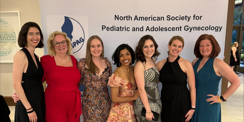 Our Adolescent and Young Adult Medicine department joined forces with our Adolescent Gynecology department at the @NASPAG Annual Clinical Research Meeting. They represented the amazing specialized care that both divisions provide for our region!