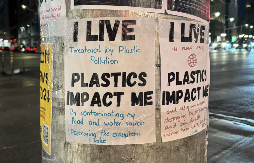 Spotted on the streets of Ottawa 👀 as countries negotiate the Global #PlasticsTreaty during #INC4 🌍 #BreakFreeFromPlastic #ottawa