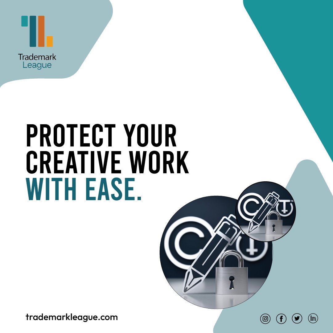 Protect your creation! 

Take the first step towards securing your rights with Trademark League. 

Call +1 (323) 693-1001 or visit trademarkleague.com now! 

#Trademarkleague #Trademark #LegalProtection #Legalservices #Legal #copyrightsol