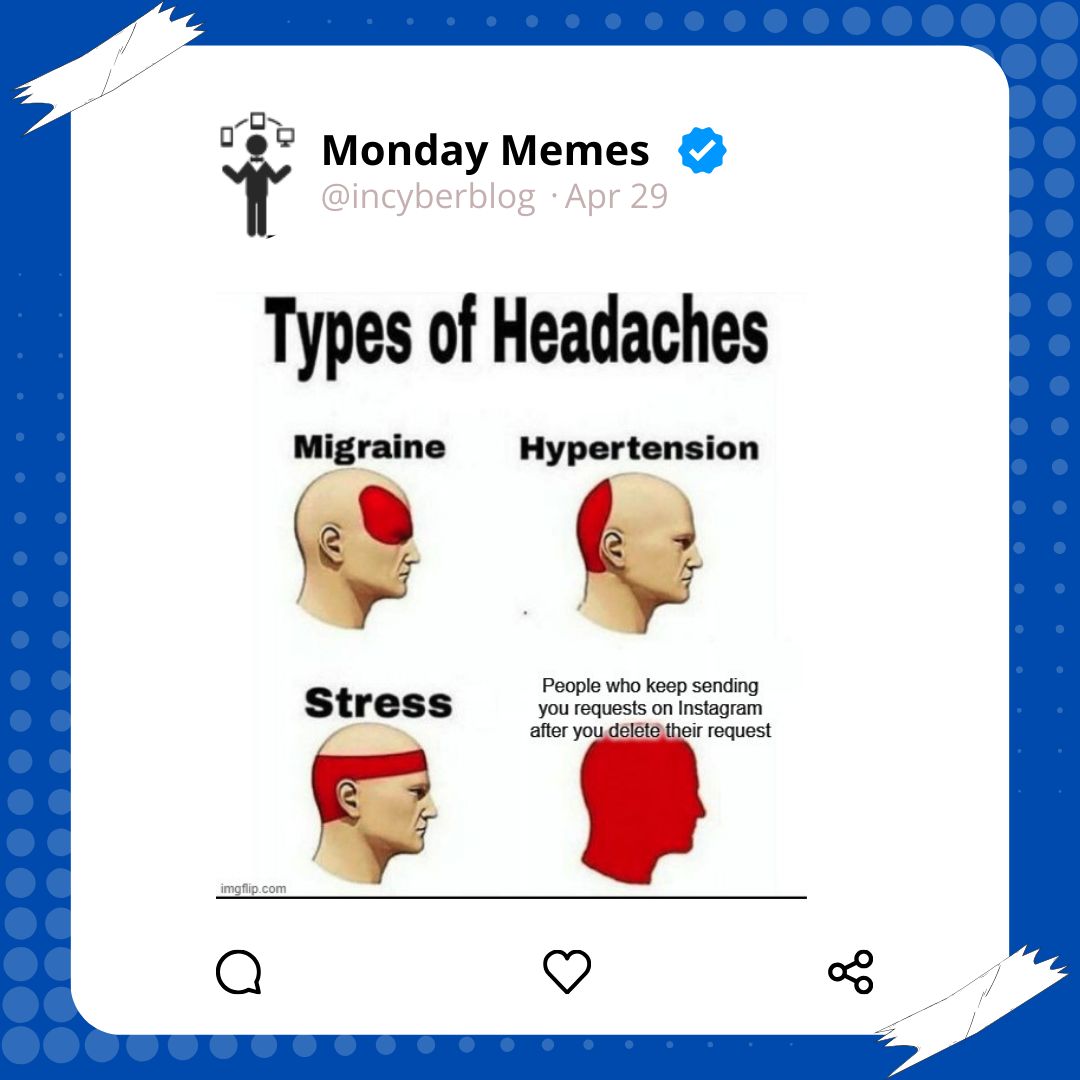 If you’re the one being the headache, learn.

Your life won’t change if you don’t get to view one person’s account; if anything, you’re probably making someone else’s day worse by being a pest.

#MondayMuftGyaan tells you to be better—today and every other day of the week!