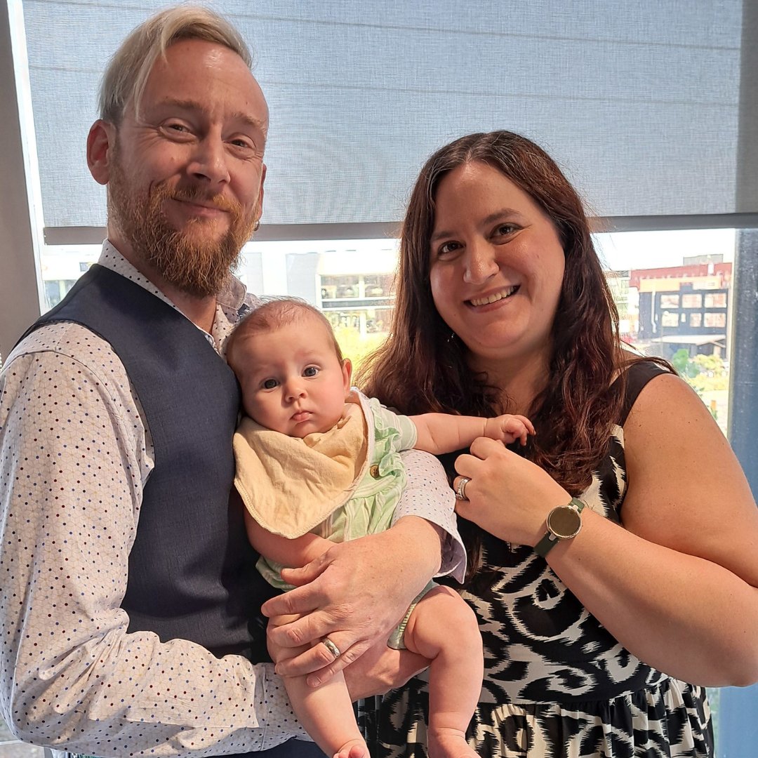 'Becoming an ostomy dad is one of the toughest but most gratifying things I’ve ever been through. I wouldn’t have been able to do it without Shawn the Stoma giving me my life back.” You can read Brad's (and Shawn's) full story on our website - crohnsandcolitis.ca/News-Events/Ne…