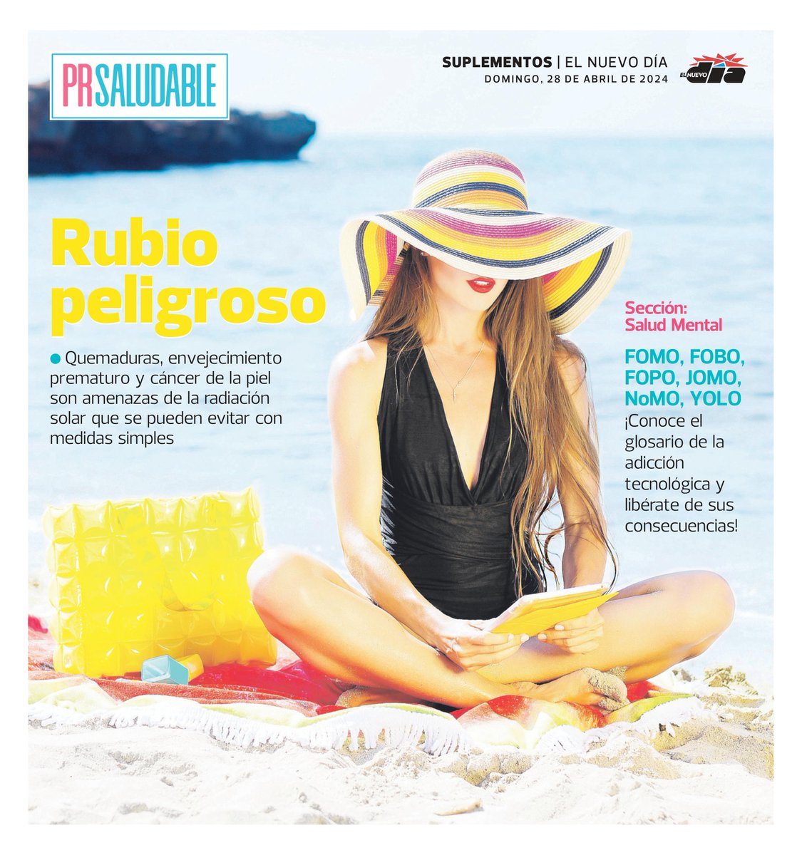 PORTADA DE HOY | Lee y comparte el suplemento mensual Puerto Rico Saludable. #PRSaludable #puertoricosaludable #melanoma #SaludMental #SaludYBienestarEmocional #saludemocional #SaludMental #protecciónsolar #cuidadodelapiel
elnuevodia.com/suplementos/pu…
primerahora.com/suplementos/pu…