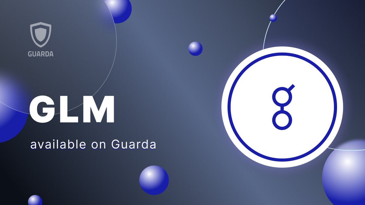 Get started with $GLM at @GuardaWallet! @golemproject revolutionizes decentralized computing, bringing #AI processing to your fingertips. Easily send, receive, and manage #GLM on Guarda and be part of something bigger 👉 grd.to/ref/twi_app