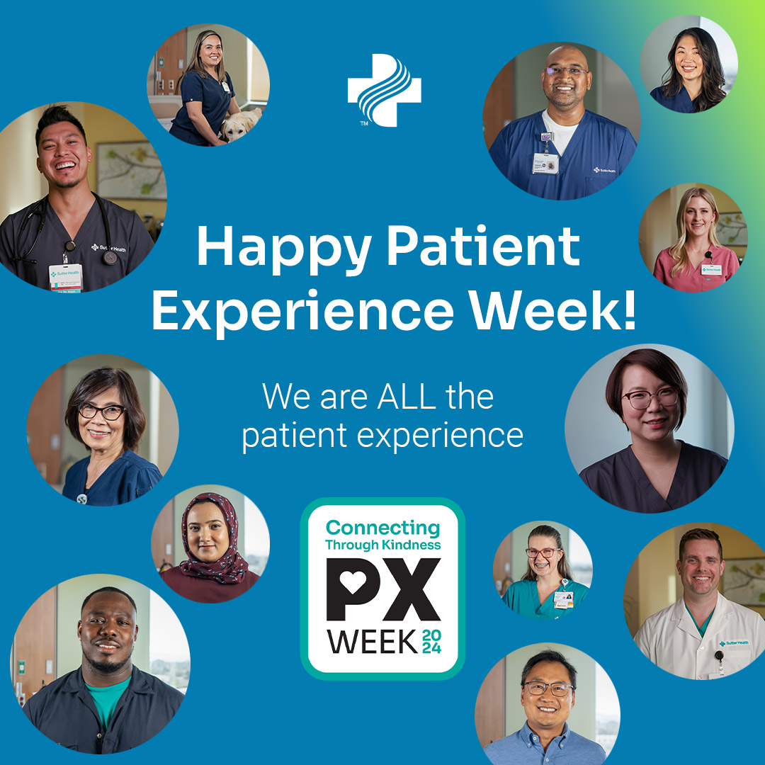 It's #PXWeek and we want to take a moment to appreciate our incredible team members! Thank you for being the heartbeat of our patient experience and for always going above and beyond for our patients and their families. #TeamSutter #SutterProud