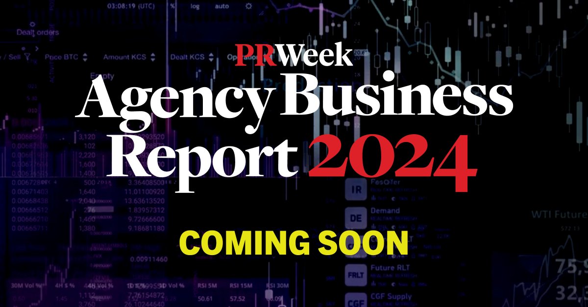 The PRWeek Agency Business Report Rankings Table arrives TOMORROW. Subscribe to PRWeek today to gain access to the full feature, coming next week. brnw.ch/21wJhUk #AgencyBusinessReport #PRWeek #CommsIndustry #AgencyRankings #PRWeekAgencyBusinessReport