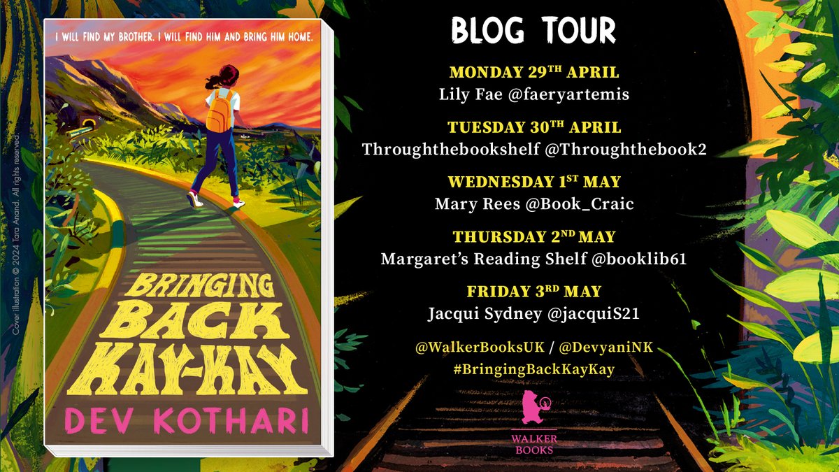 I am very excited to be taking part in the Blog Tour for #BringingBackKayKay tomorrow! Amazing book- and @DevyaniNK will be sharing her thoughts about the magic of poetry. @WalkerBooksUK @LollyPopPR